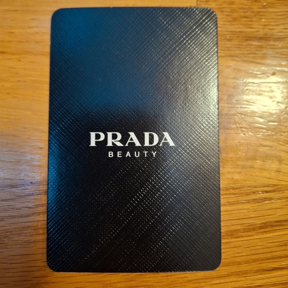 Prada Beauty Playing Card 4 of Spades New In Case - Picture 3 of 4